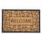 DII® Tuffridge Light Swirls Welcome Coir & Rubber Doormat